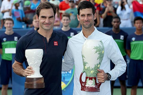 ديوكوفيتش يطارد أرقام فيدرر في البطولات الأربع الكبرى للتنس