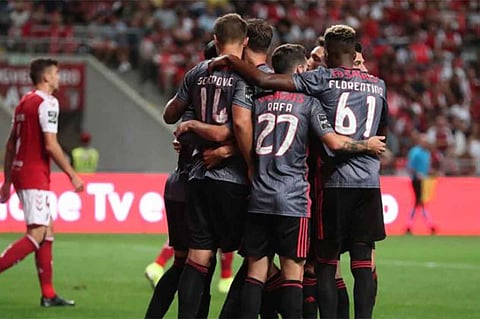 بنفيكا يقسو على سبورتينج براجا برباعية في الدوري البرتغالي
