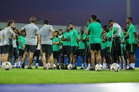 «الأخضر» السعودي يؤدي مرانه الأول بالمنامة.. اليوم