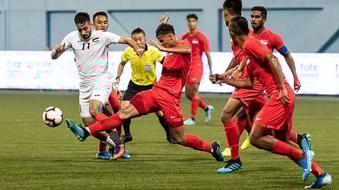 سنغافورة تنتزع صدارة المجموعة الرابعة بالتصفيات المزدوجة من فلسطين