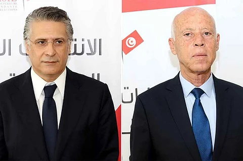 قيس سعيد ونبيل القروي في طريقهما إلى الدور الثاني لرئاسية تونس