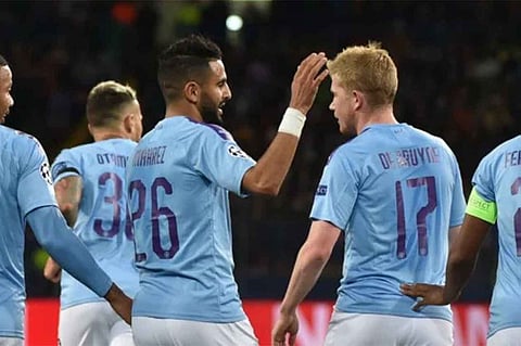 محرز يقود مانشستر سيتي لاجتياز شاختار في دوري الأبطال