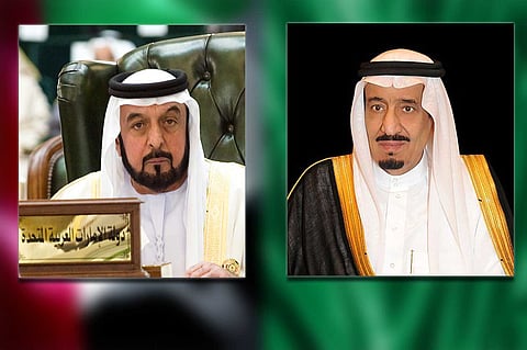 رئيس الإمارات يهنئ خادم الحرمين بمناسبة اليوم الوطني