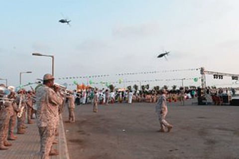 بالصور.. القوات البحرية بجدة تحتفل باليوم الوطني