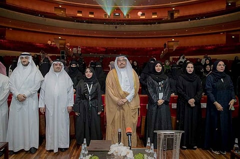 بالصور.. وزير التعليم يدشن الهوية المطورة لجامعة الأميرة نورة