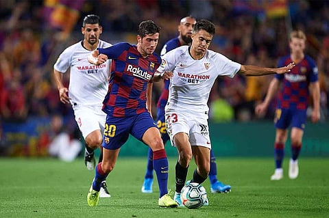برشلونة يحقق فوزًا كبيرًا على أشبيلية وينفرد بالمركز الثاني في الدوري الإسباني