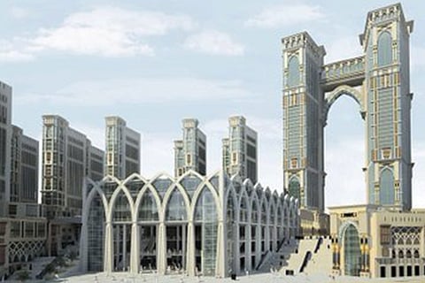 بالصور.. بدء تنفيذ أعلى مصلى معلق في العالم في مكة المكرمة