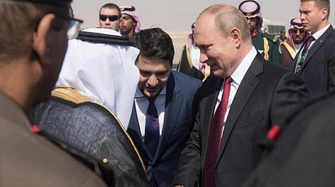 بالصور.. الرئيس الروسي يغادر الرياض من مطار الملك خالد الدولي