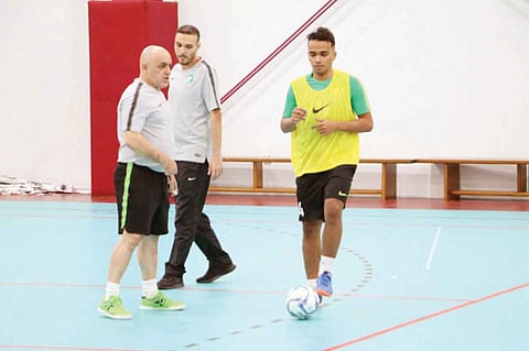 مدرب «أخضر الصالات»: جاهزون لتصفيات غرب آسيا وحظوظ الجميع متساوية في التأهل للنهائيات