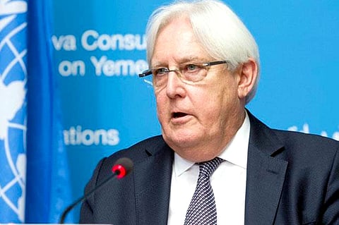 غريفيث يشكر ولي العهد لجهوده في دعم مباحثات السلام اليمنية