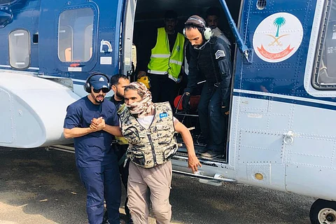 بالفيديو والصور.. «طيران الأمن» يتوصل لمحتجزي «جرداء بني علي»