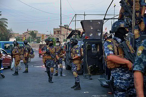 القوات العراقية تعيد افتتاح عدد من الطرق بعد إغلاقها من قبل متظاهرين