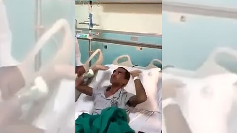 شاهد.. مُرابط بالحد الجنوبي فقد قدميه: «أنا في أكبر نعمة»