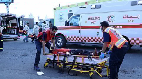 الهلال الأحمر يباشر عشرات حوادث السير بالتزامن مع أمطار الرياض