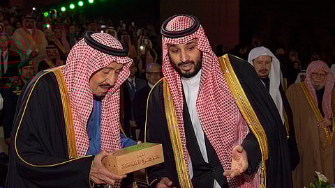 الملك يشرف حفل وضع حجر الأساس لبوابة الدرعية
