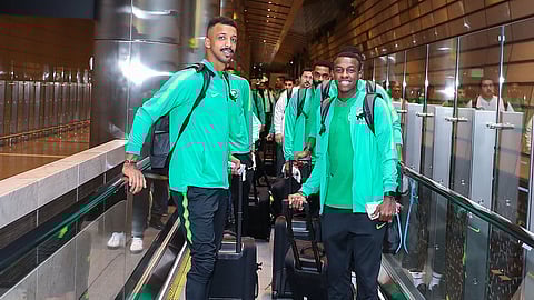 بالصور.. منتخب السعودية يصل قطر للمشاركة في «خليجي 24»