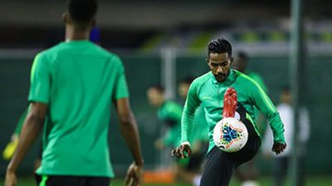 الأخضر السعودي يختتم استعداداته لمواجهة منتخب عمان غدًا