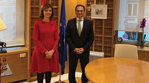 سفير المملكة بمدريد يلتقي وزيرة الدولة للشؤون الأمنية الإسبانية