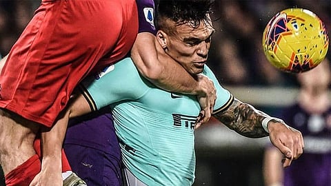 إنتر يتعادل مع فيورنتينا ويتقاسم صدارة الدوري الإيطالي مع يوفنتوس