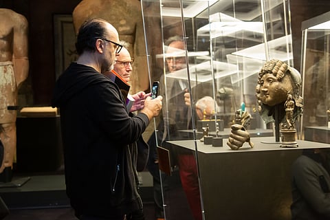 معروضات حضارة الفاو تبهر زوار معرض الآثار السعودية بروما