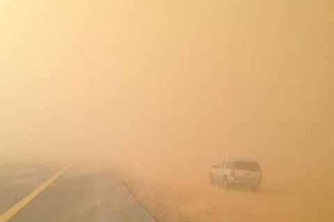 الأرصاد: استمرار نشاط الرياح المثيرة للأتربة على 4 مناطق