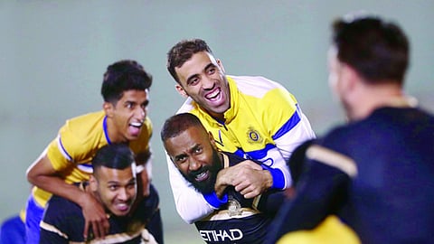 بالفيديو.. حمد الله لحارس النصر: «خلي ولدك يكون جلاد»