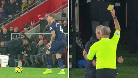 بالفيديو.. مورينيو يتجسس على خطط مدرب ساوثهامبتون