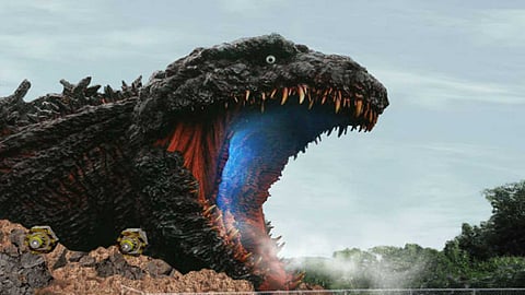 مغامرة في غابة البشر.. «جودزيلا» يبتلع الزائرين في مدينة ملاهٍ يابانية