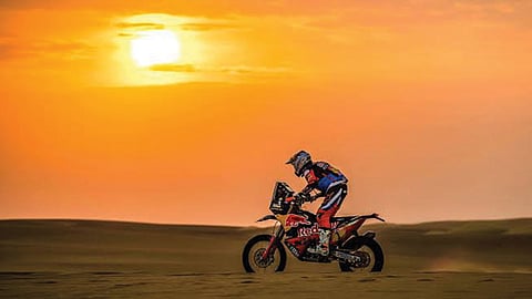البريطاني ساندرلاند يقفز إلى صدارة دراجات «داكار 2020»