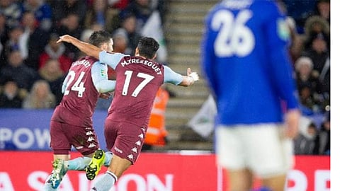 أستون فيلا يقترب من نهائي كأس الرابطة بتعادل إيجابي على ملعب ليستر