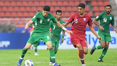 السعودية وقطر.. شوط أول وتعادل سلبي