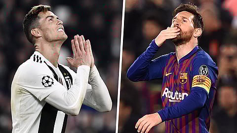 ميسي ورونالدو يسيطران على القائمة المثالية لمشجعي الاتحاد الأوروبي