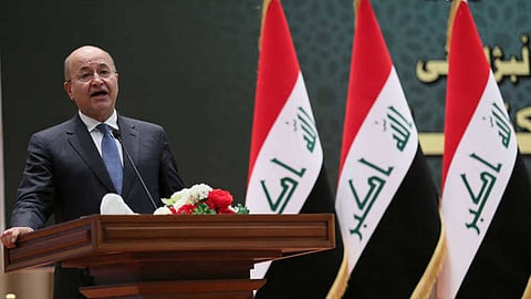 برهم صالح يؤكد: العراق لن يكون ساحة حرب لتصفية الحسابات