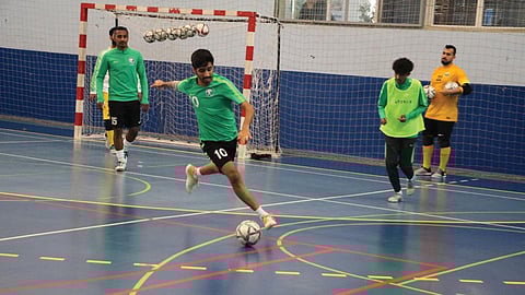 أخضر الصالات يلتقي مانزاناريس اليوم في مدريد