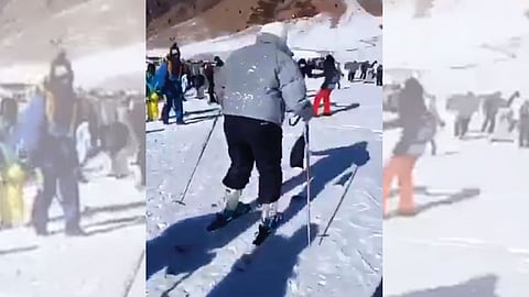 شاهد.. كويتيات يتعلمن التزلج في أوروبا