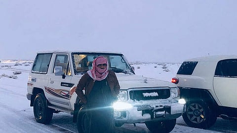 المزروعي: درجات الحرارة تقارب الصفر.. وثلوج شمال السعودية