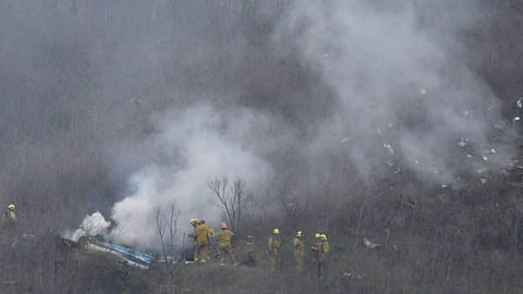 فيديو.. اللحظات الأولى بعد تحطم طائرة كوبي براينت
