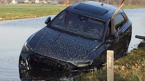أودي RS Q8 تغرق بعد 20 يومًا من شرائها