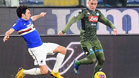 نابولي يقتنص فوزًا غاليًا من ملعب سامبدوريا بالدوري الإيطالي