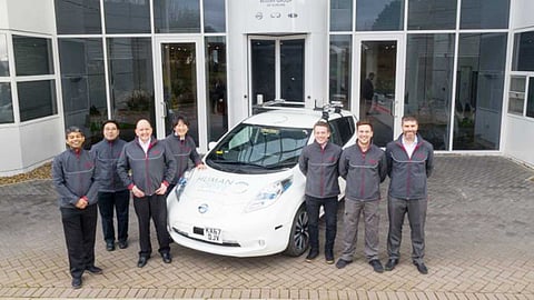 نيسان ليف تكمل أطول رحلة ذاتية القيادة في شوارع المملكة المتحدة