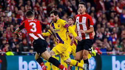 مدرب برشلونة سعيد رغم الخروج المخيب من كأس الملك