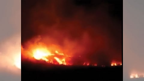 بالفيديو.. اندلاع حرائق هائلة في شمال إيران