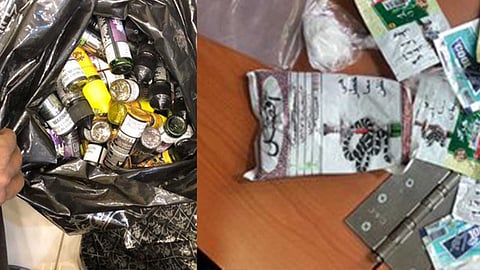 بالصور.. ضبط منتجات تبغ مخالِفة في حملات بالرياض
