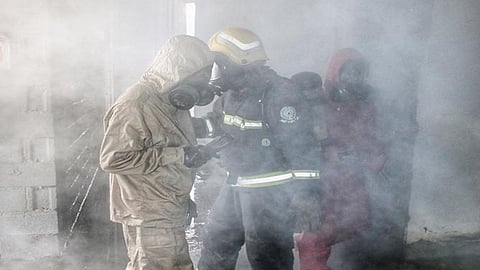 فرضية ناجحة لـ«مدني مكة» في حريق فندق ووفاة شخص وإصابة 6 وإخلاء 55