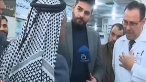 بالفيديو.. مسن عراقي يلفظ أنفاسه على الهواء مباشرة