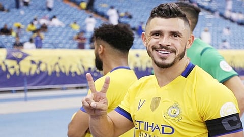 محترف النصر: توقعنا صعوبة مواجهة الحزم.. وأعد الجمهور بالأفضل