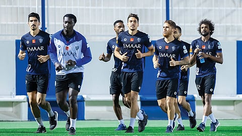 آل بيلهي يعود لتدريبات الهلال بعد إنهاء برنامجه التأهيلي