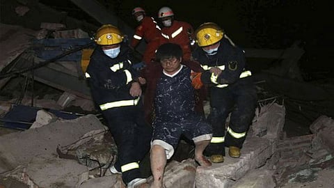 الصين.. ارتفاع ضحايا في انهيار فندق الحجر الصحي إلى 10 قتلى