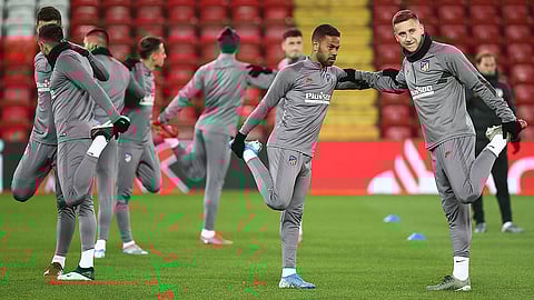 إيقاف تدريبات أتلتيكو مدريد بسبب فيروس كورونا