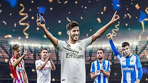 أسينسيو يتوج بلقب الدوري الإسباني في «بلاي ستيشن»